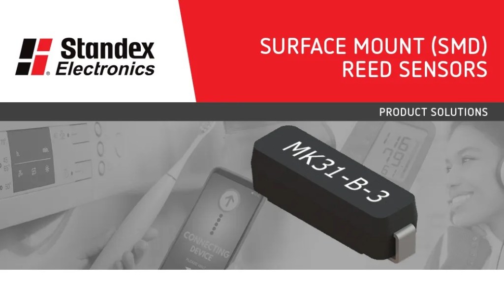 SMD Reed Sensor Line-up Expands – New 6.4 mm Package